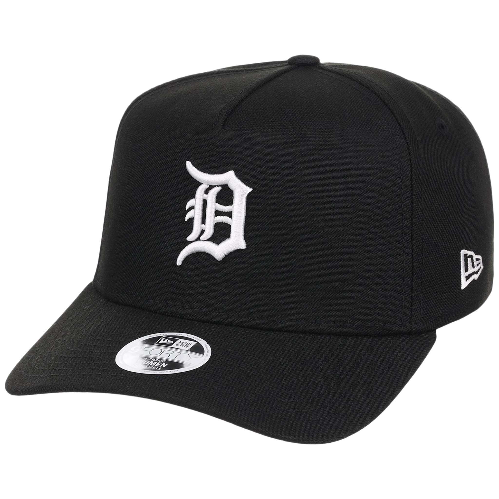 Detroit Tigers Women's New Era 9FORTY Black A-Frame