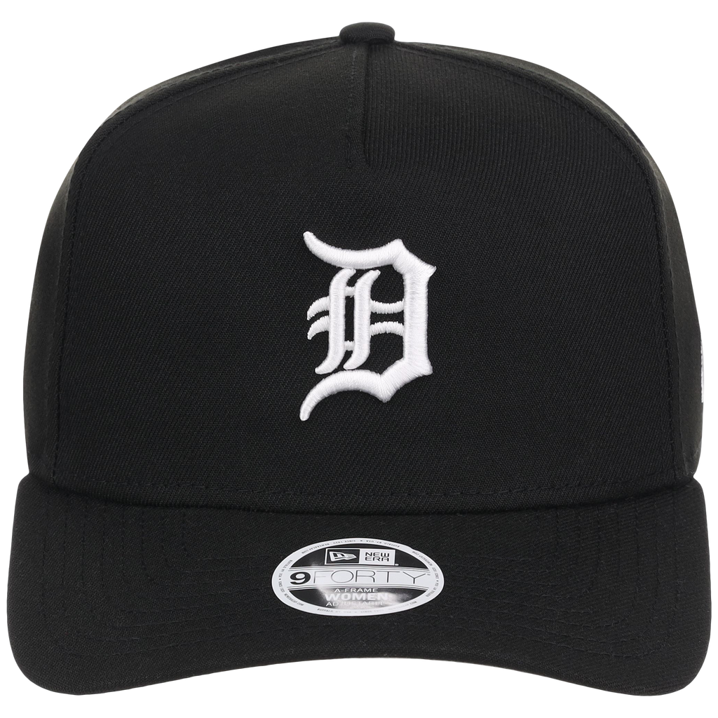 Detroit Tigers Women's New Era 9FORTY Black A-Frame