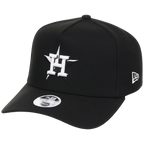 Houston Astros Women's New Era 9FORTY Black A-Frame