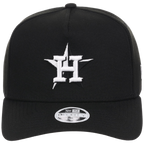 Houston Astros Women's New Era 9FORTY Black A-Frame