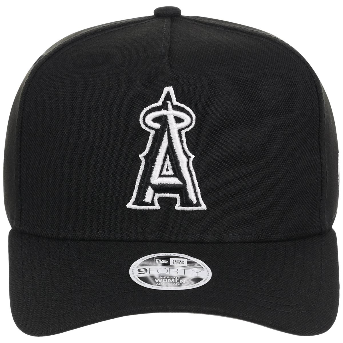 Los Angeles Angels Women's New Era 9FORTY Black A-Frame