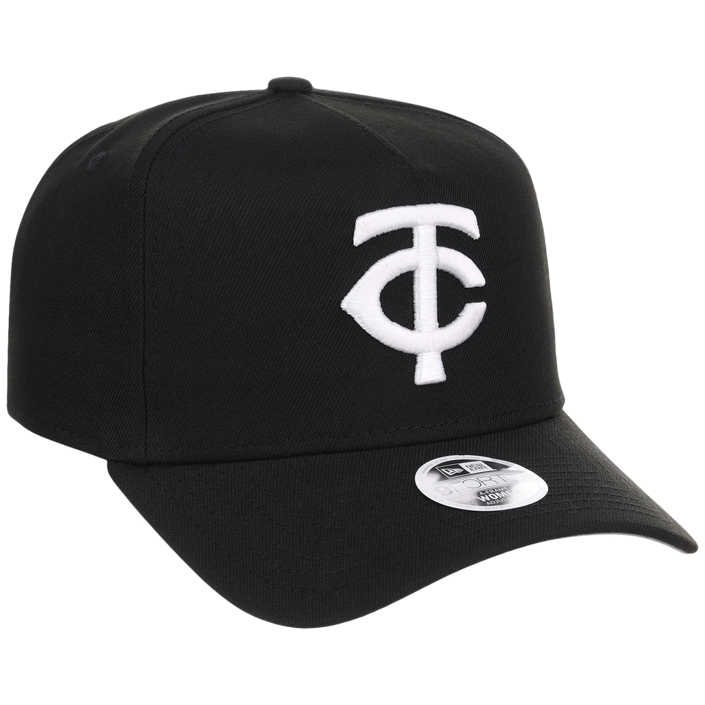Minnesota Twins Women's New Era 9FORTY Black A-Frame