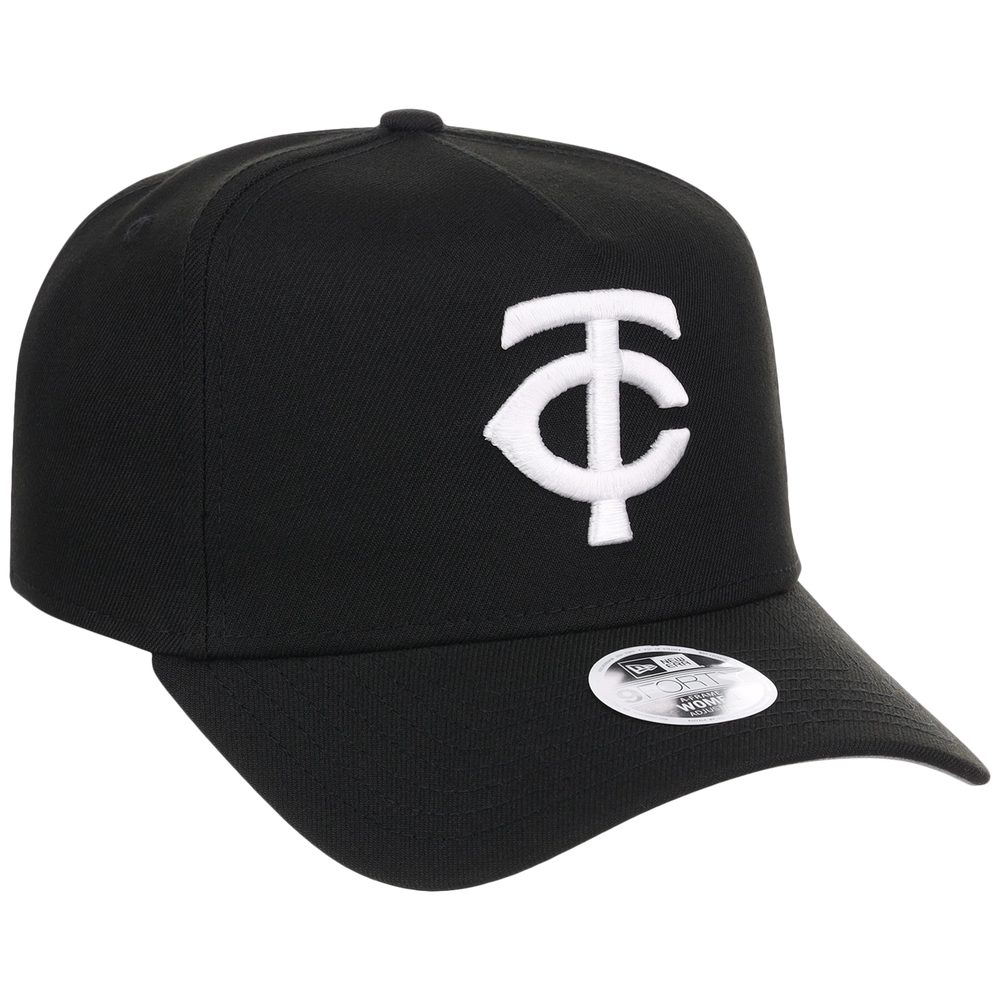 Minnesota Twins Women's New Era 9FORTY Black A-Frame