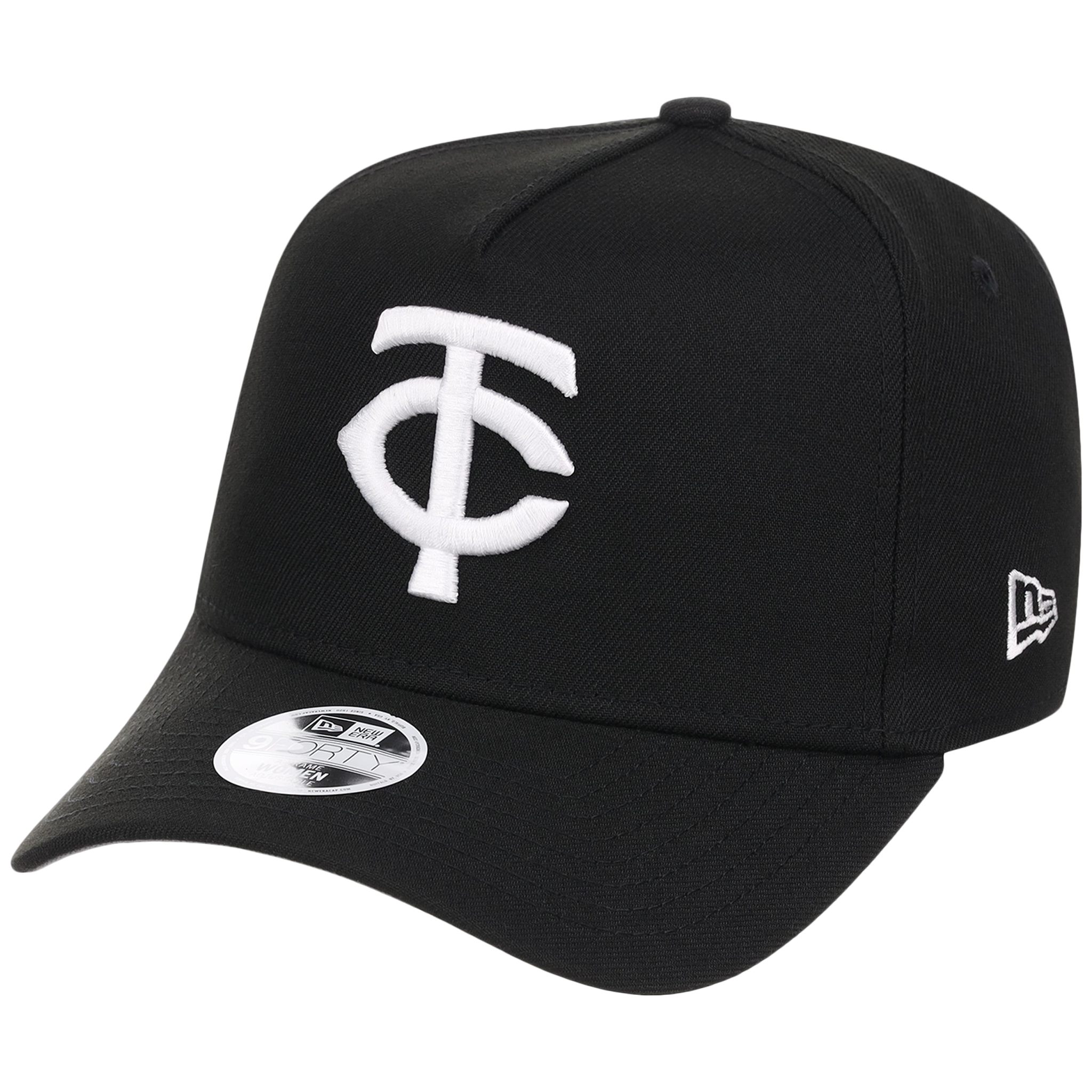Minnesota Twins Women's New Era 9FORTY Black A-Frame