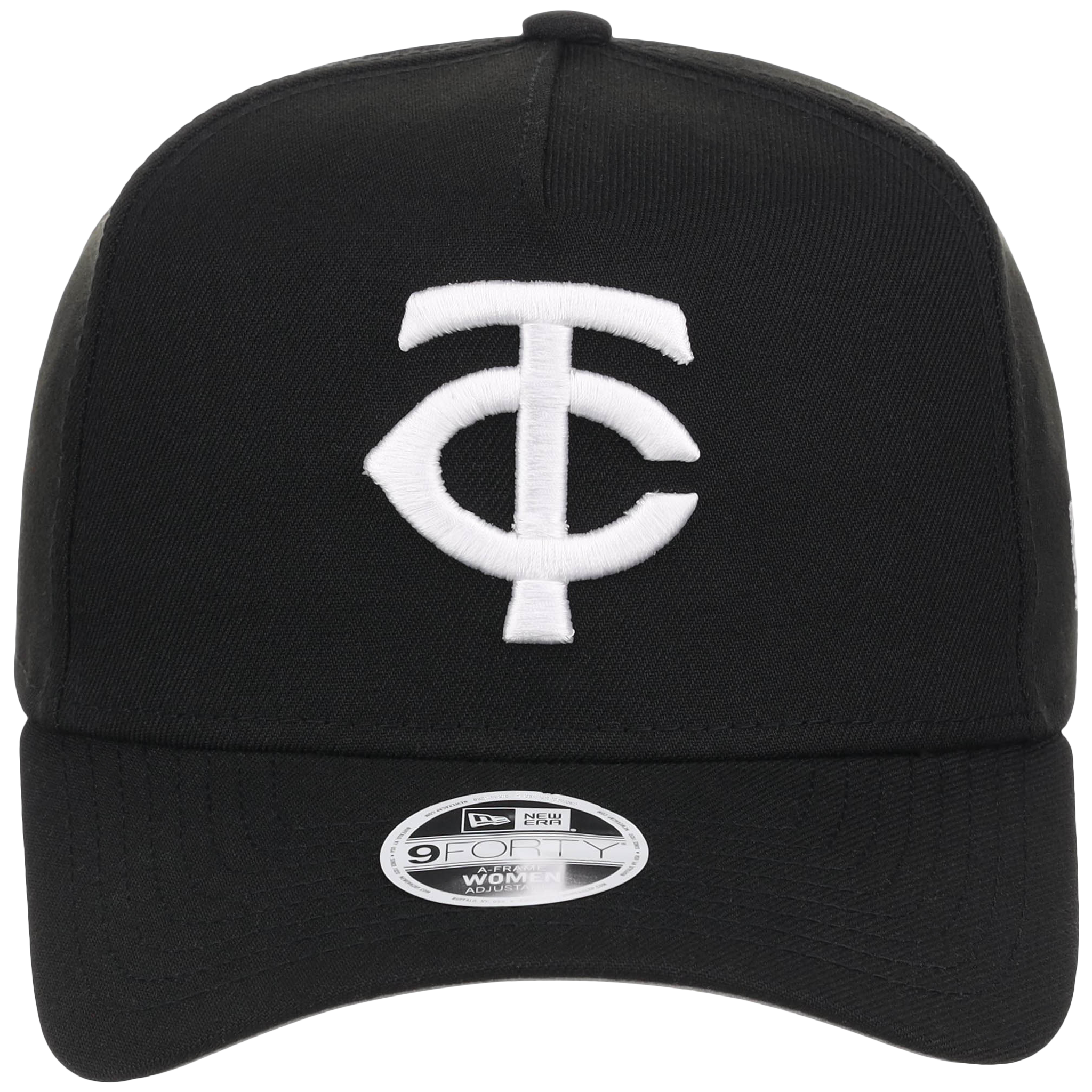 Minnesota Twins Women's New Era 9FORTY Black A-Frame