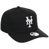 New York Mets Women's New Era 9FORTY Black A-Frame