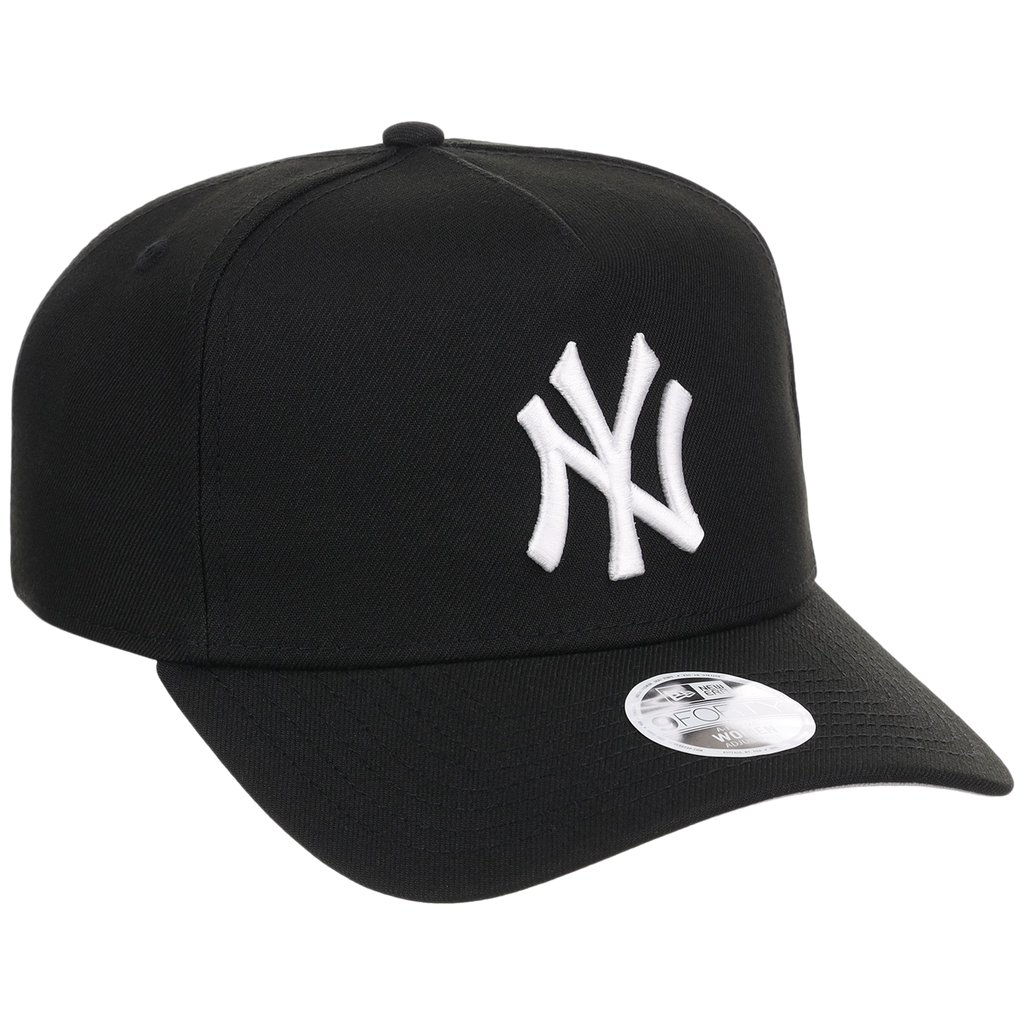 New York Yankees Women's New Era 9FORTY Black A-Frame