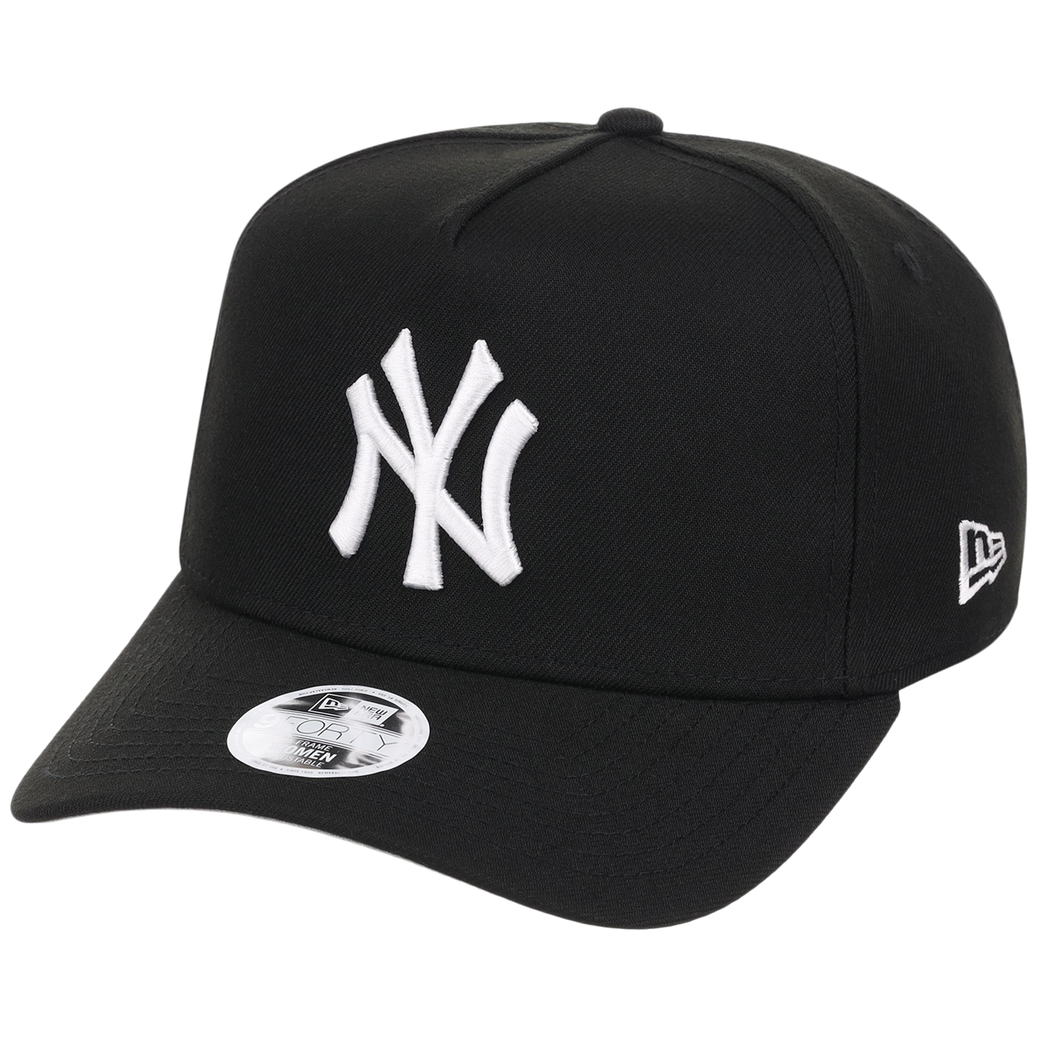 New York Yankees Women's New Era 9FORTY Black A-Frame