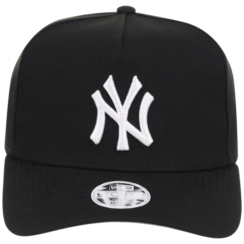 New York Yankees Women's New Era 9FORTY Black A-Frame