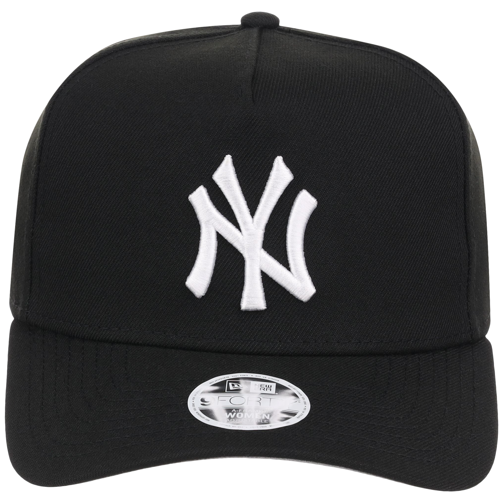 New York Yankees Women's New Era 9FORTY Black A-Frame