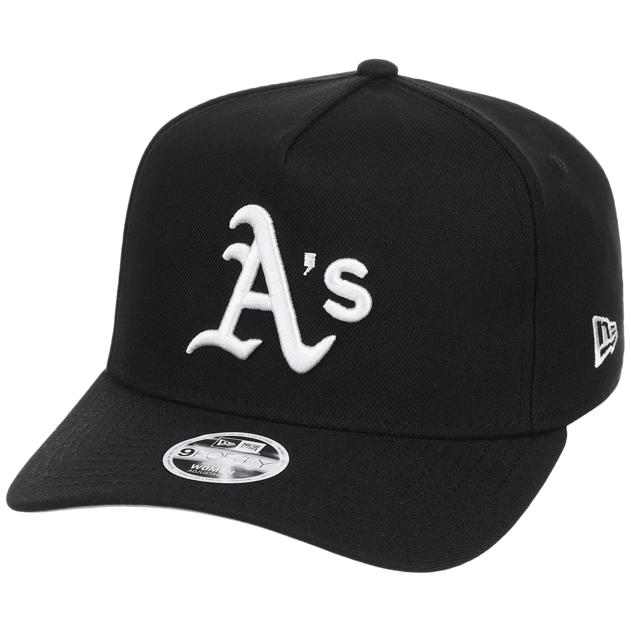 Oakland Athletics Women's New Era 9FORTY Black A-Frame