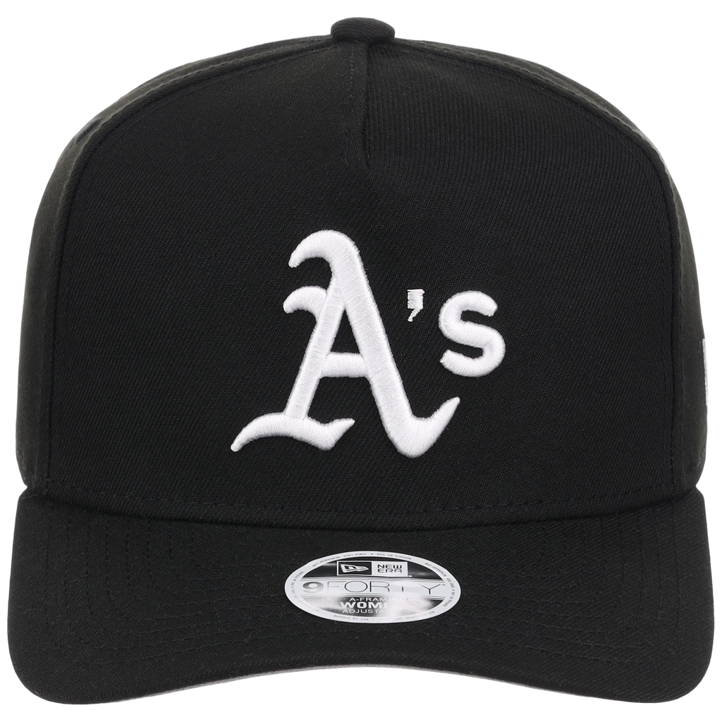 Oakland Athletics Women's New Era 9FORTY Black A-Frame
