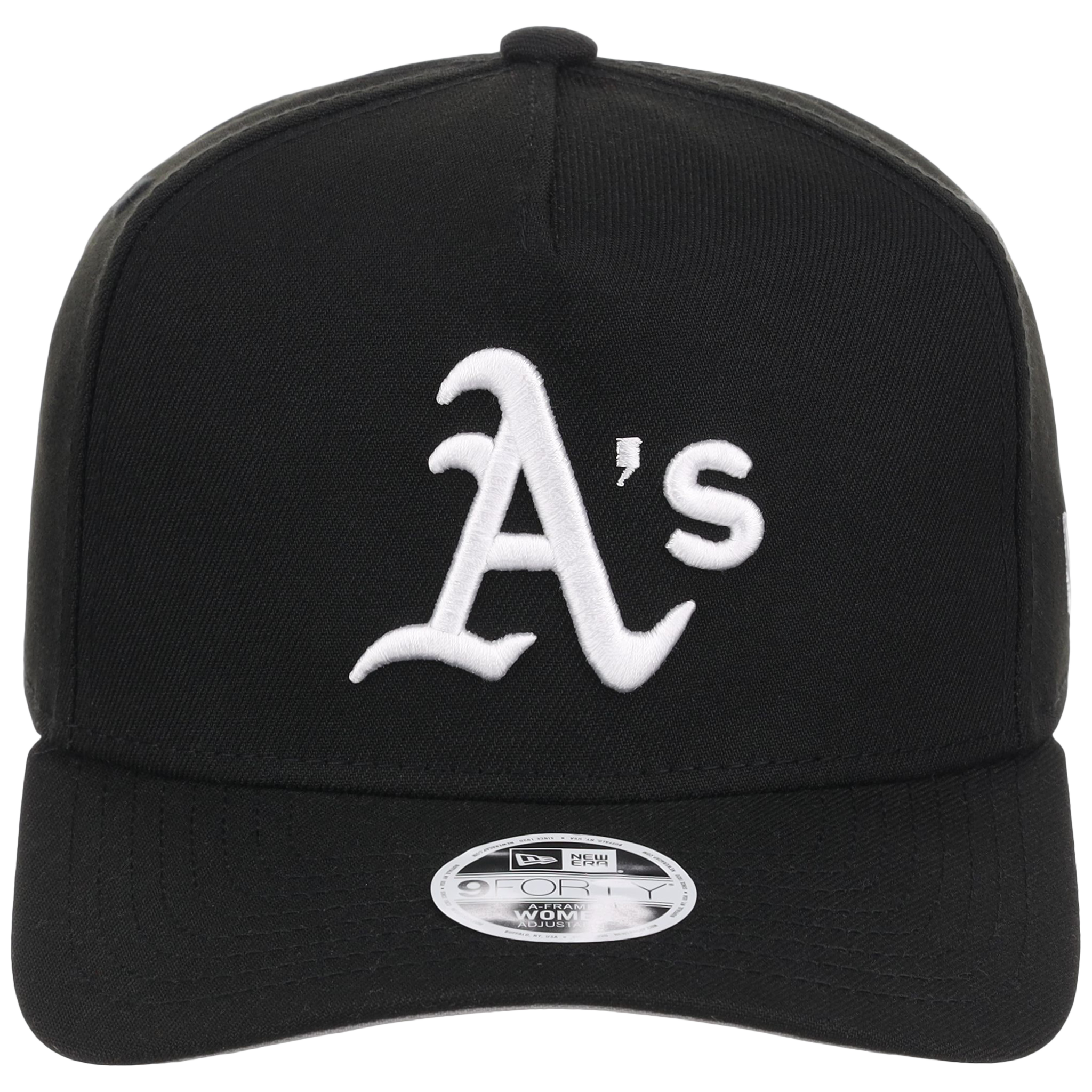 Oakland Athletics Women's New Era 9FORTY Black A-Frame