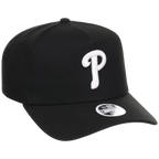 Philadelphia Phillies Women's New Era 9FORTY Black A-Frame
