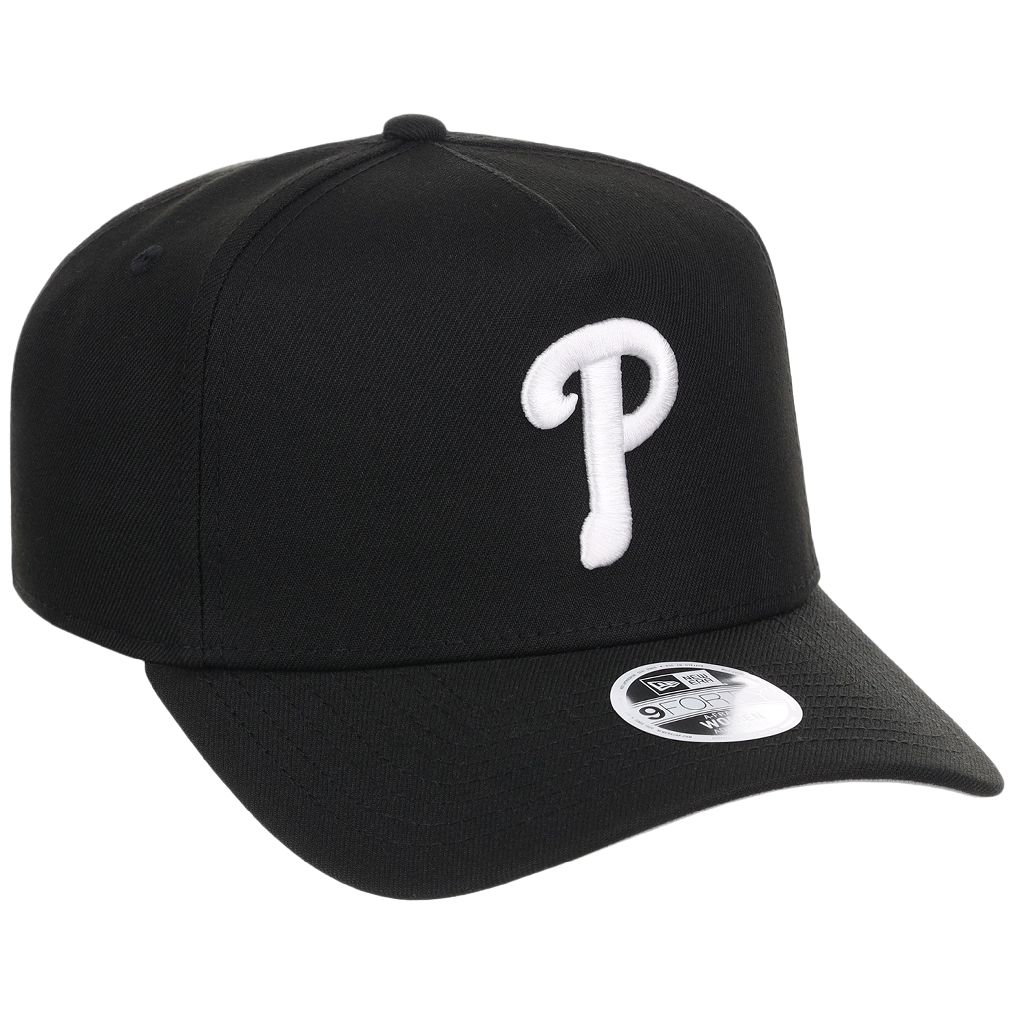 Philadelphia Phillies Women's New Era 9FORTY Black A-Frame