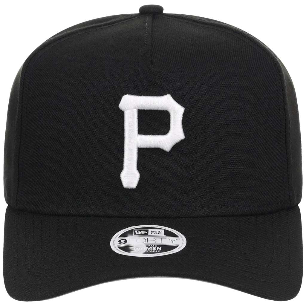 Pittsburgh Pirates Women's New Era 9FORTY Black A-Frame