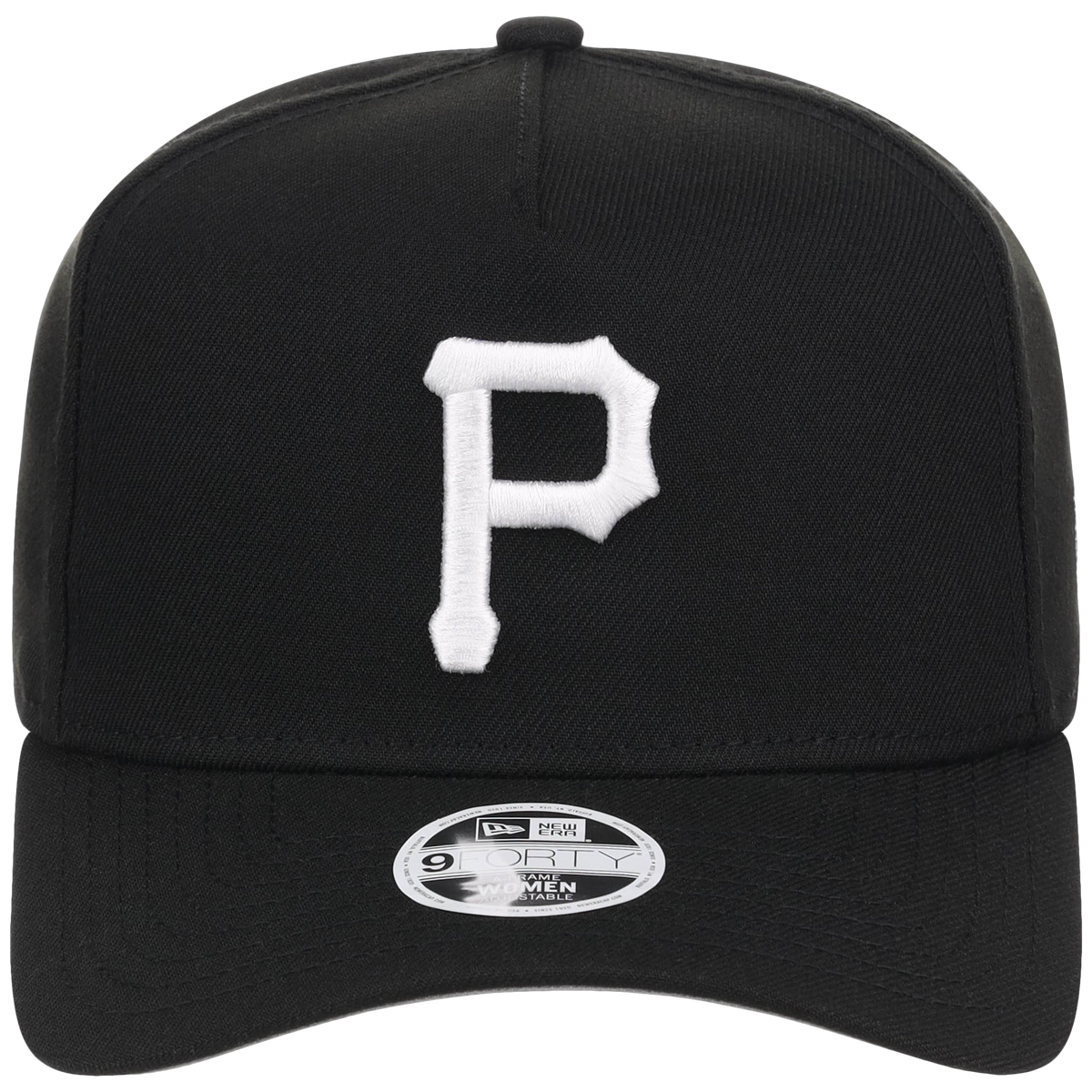Pittsburgh Pirates Women's New Era 9FORTY Black A-Frame