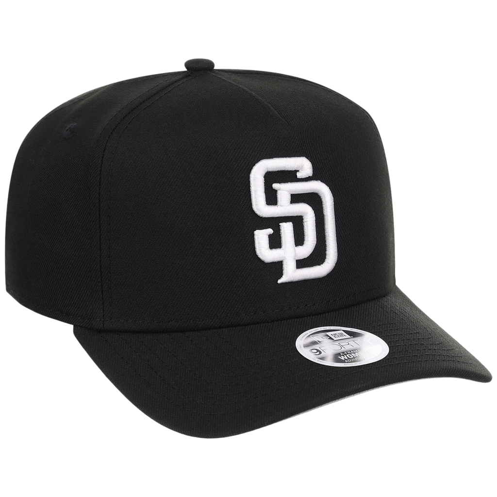 San Diego Padres Women's New Era 9FORTY Black A-Frame