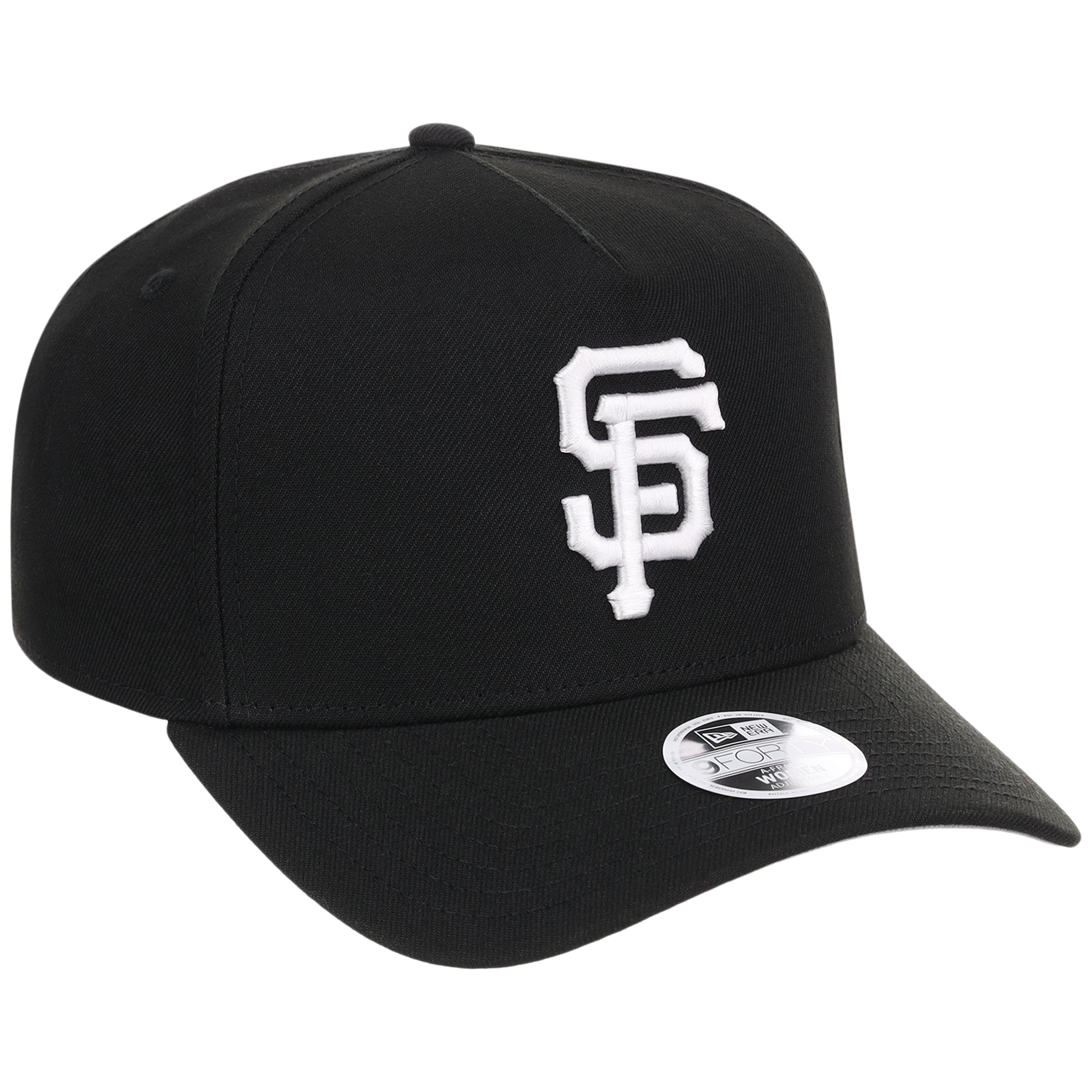San Francisco Giants Women's New Era 9FORTY Black A-Frame