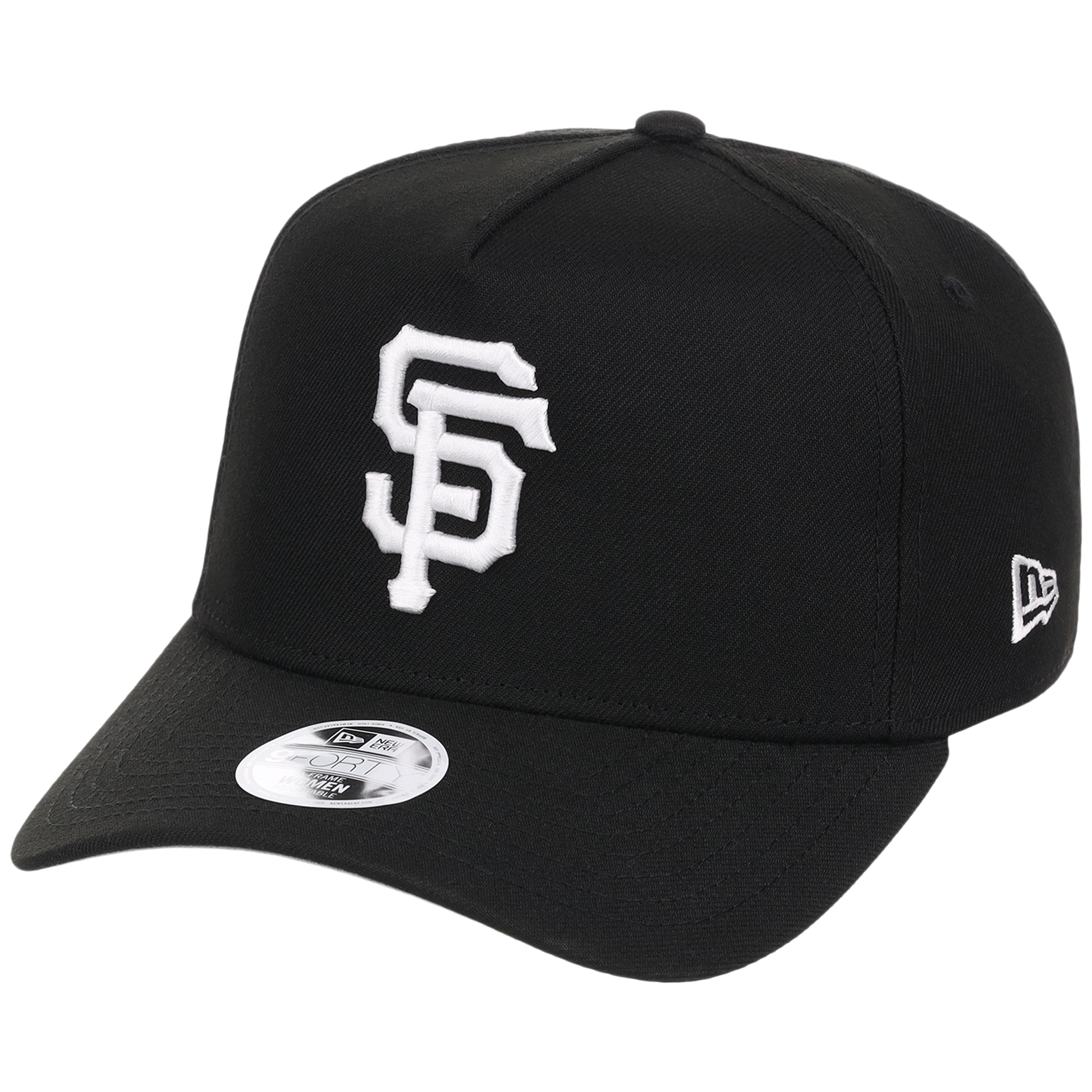 San Francisco Giants Women's New Era 9FORTY Black A-Frame