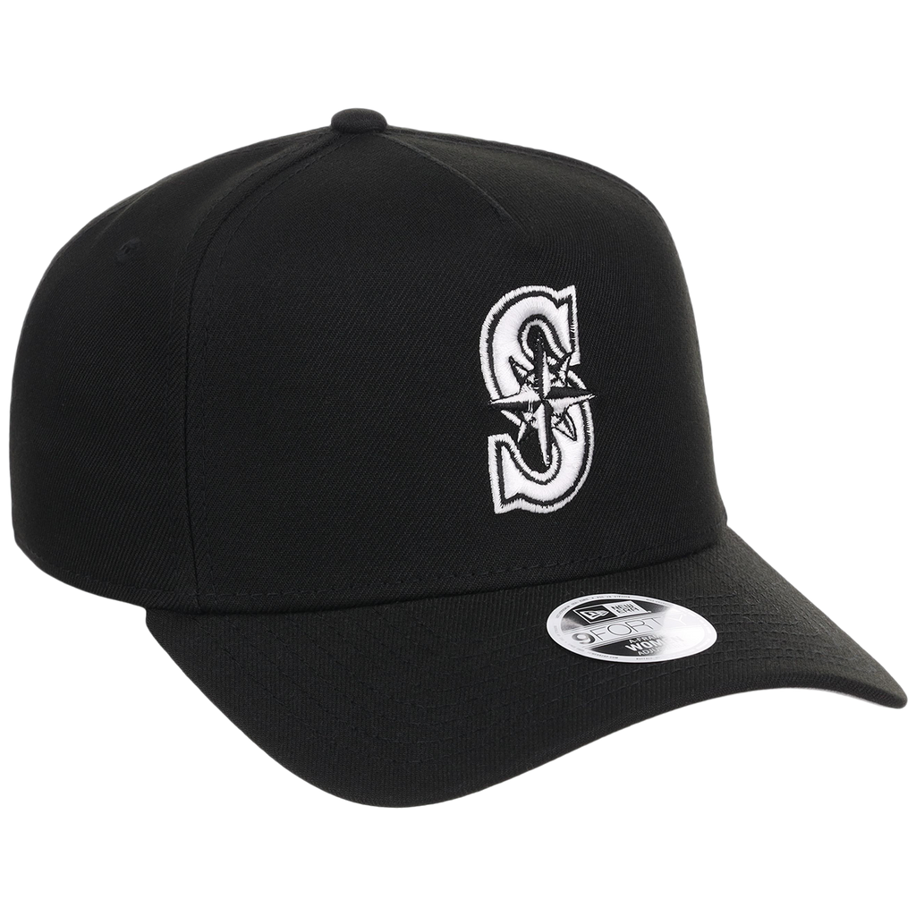 Seattle Mariners Women's New Era 9FORTY Black A-Frame
