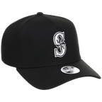 Seattle Mariners Women's New Era 9FORTY Black A-Frame