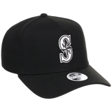 Seattle Mariners Women's New Era 9FORTY Black A-Frame