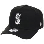Seattle Mariners Women's New Era 9FORTY Black A-Frame