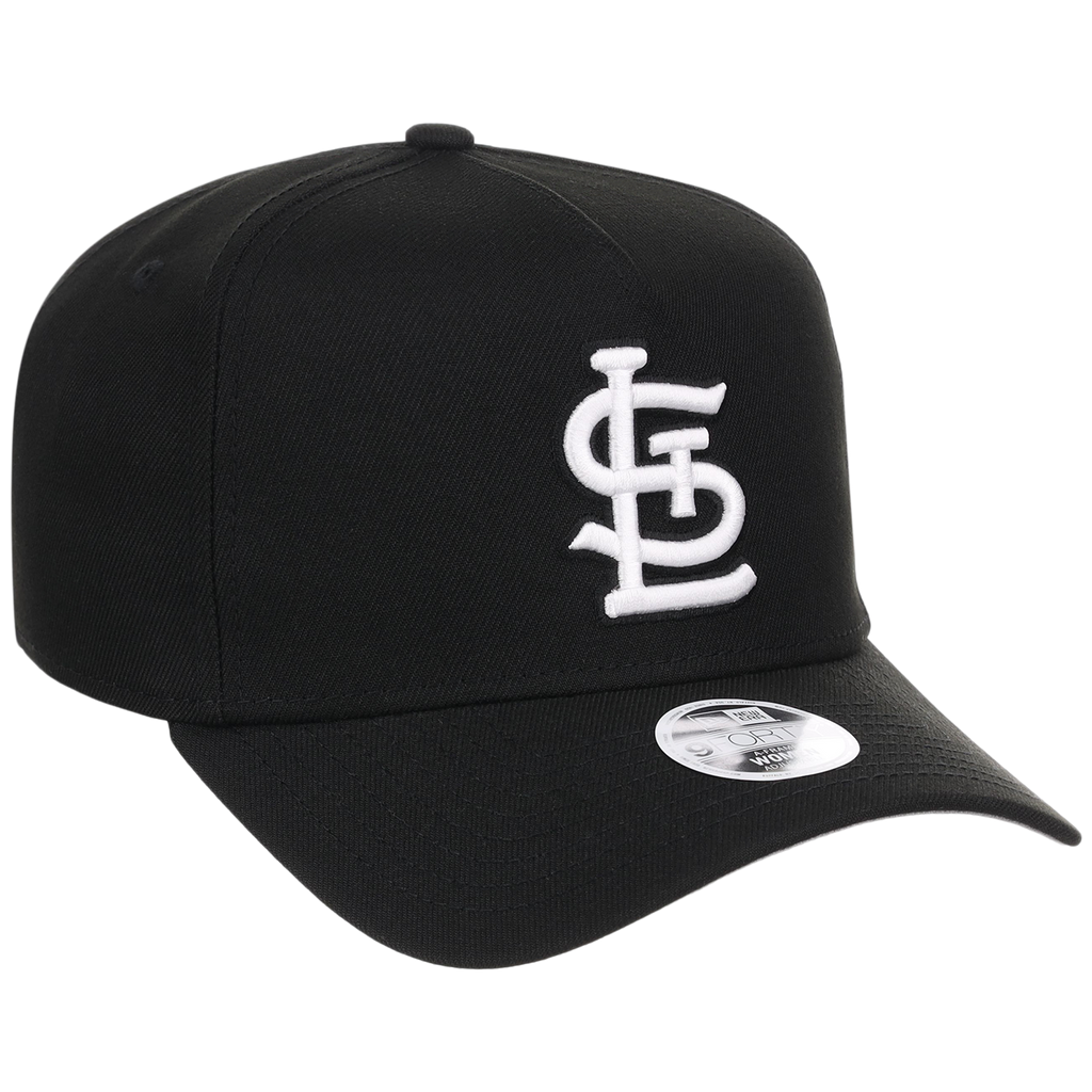 St. Louis Cardinals Women's New Era 9FORTY Black A-Frame