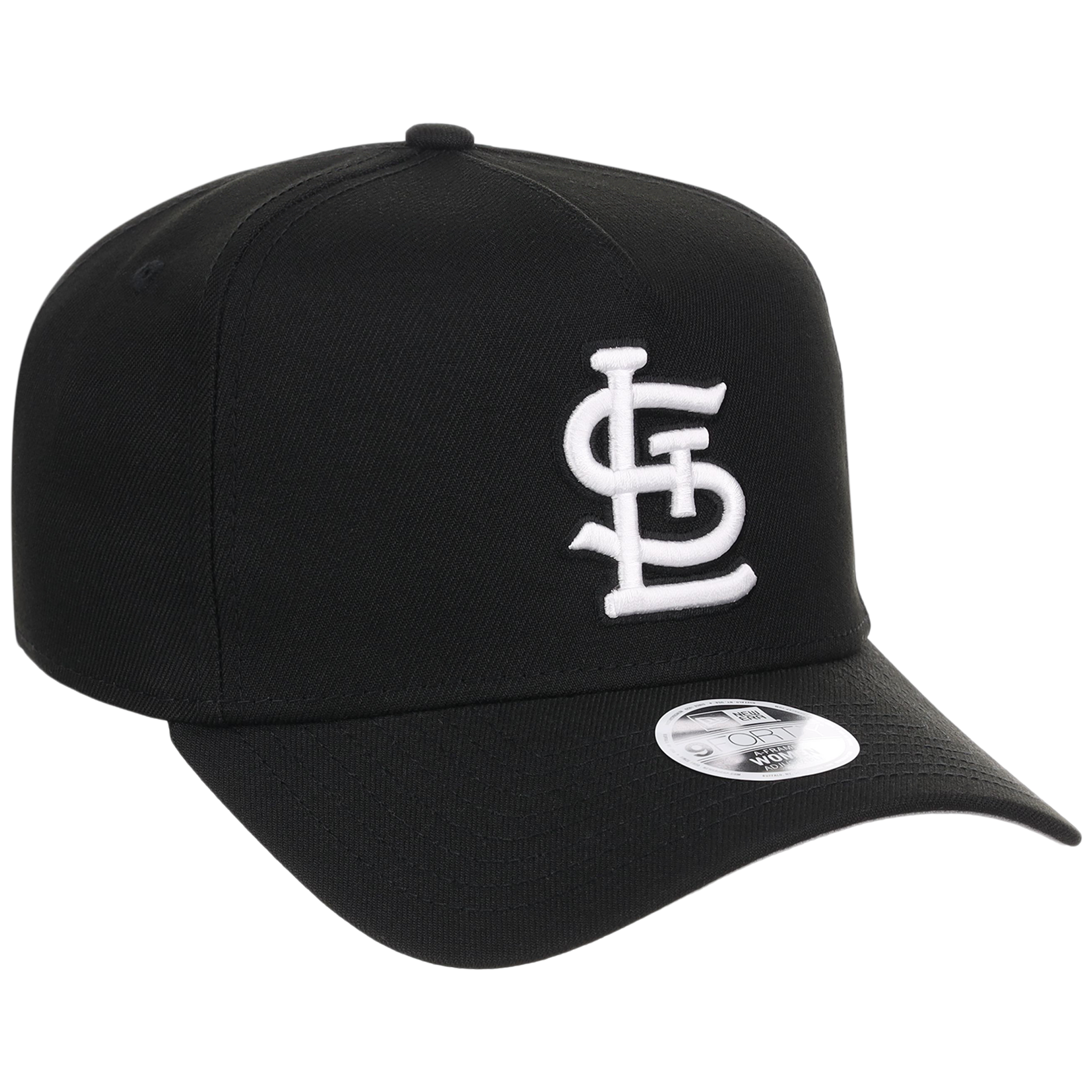 St. Louis Cardinals Women's New Era 9FORTY Black A-Frame