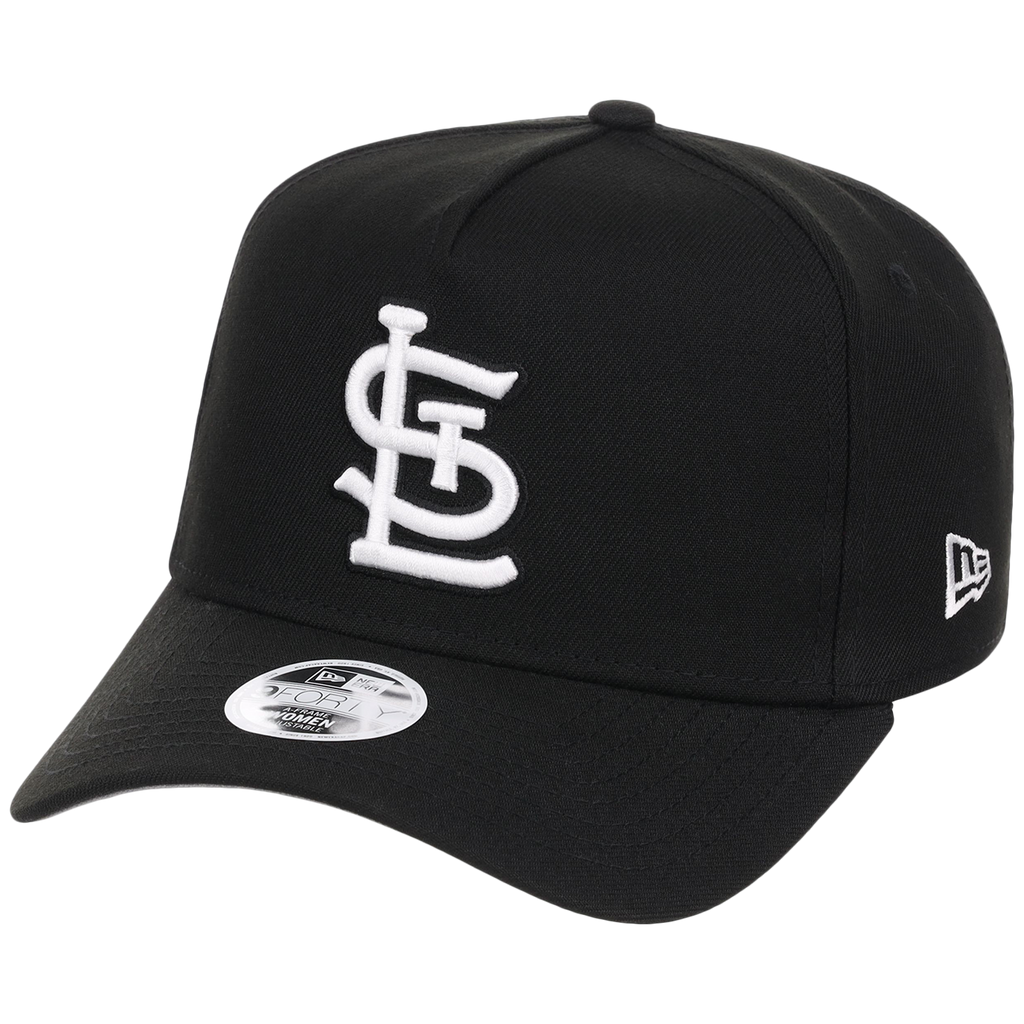 St. Louis Cardinals Women's New Era 9FORTY Black A-Frame