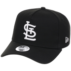 St. Louis Cardinals Women's New Era 9FORTY Black A-Frame
