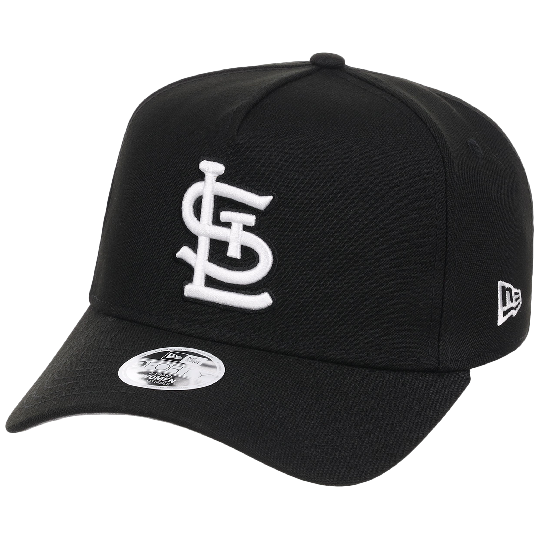 St. Louis Cardinals Women's New Era 9FORTY Black A-Frame