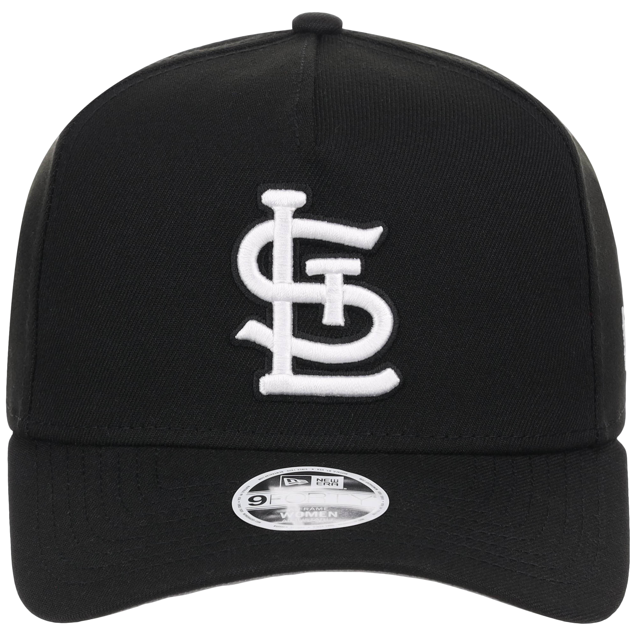 St. Louis Cardinals Women's New Era 9FORTY Black A-Frame