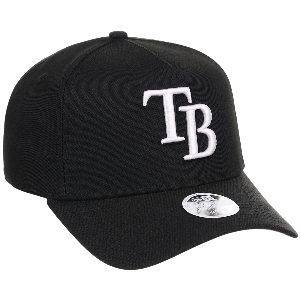 Tampa Bay Rays Women's New Era 9FORTY Black A-Frame