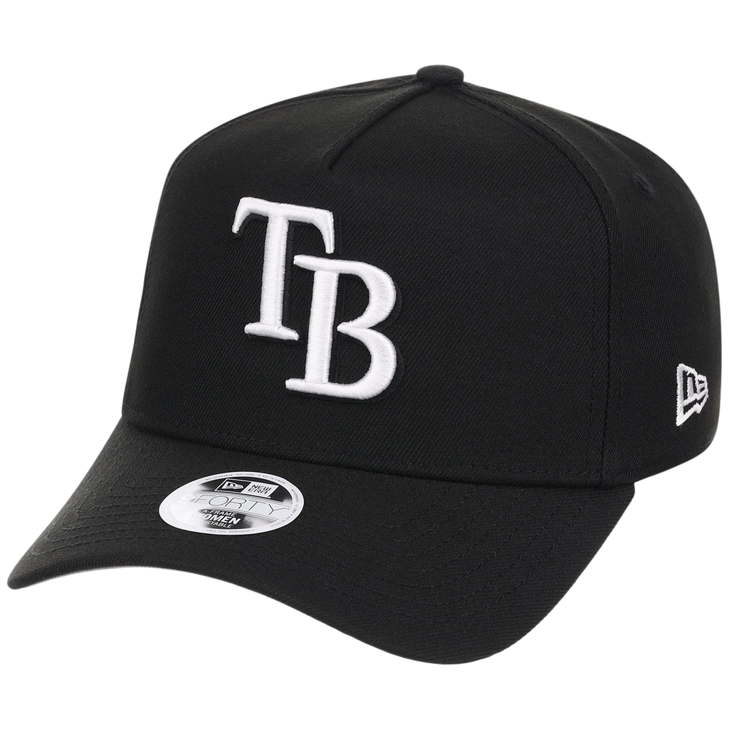 Tampa Bay Rays Women's New Era 9FORTY Black A-Frame