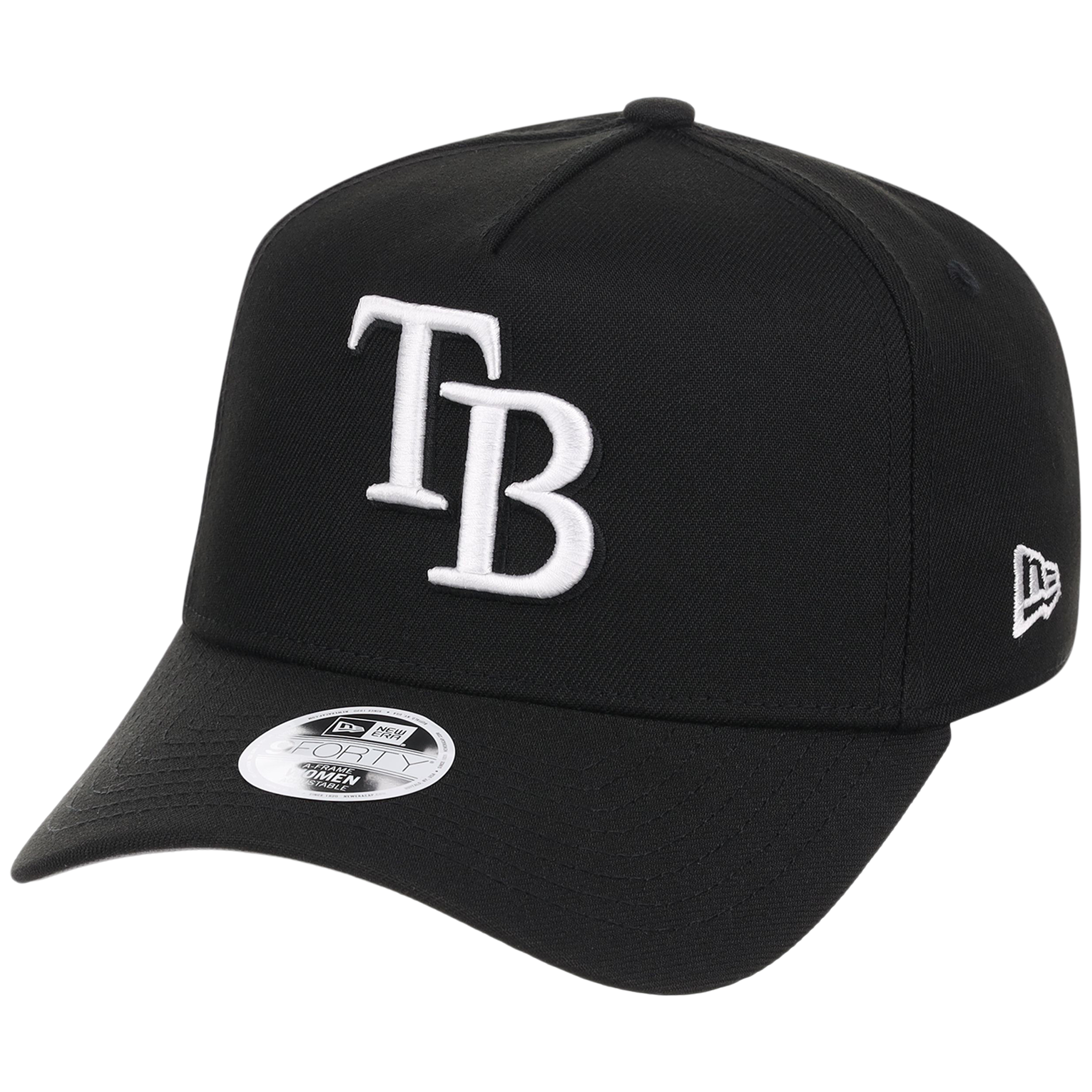 Tampa Bay Rays Women's New Era 9FORTY Black A-Frame