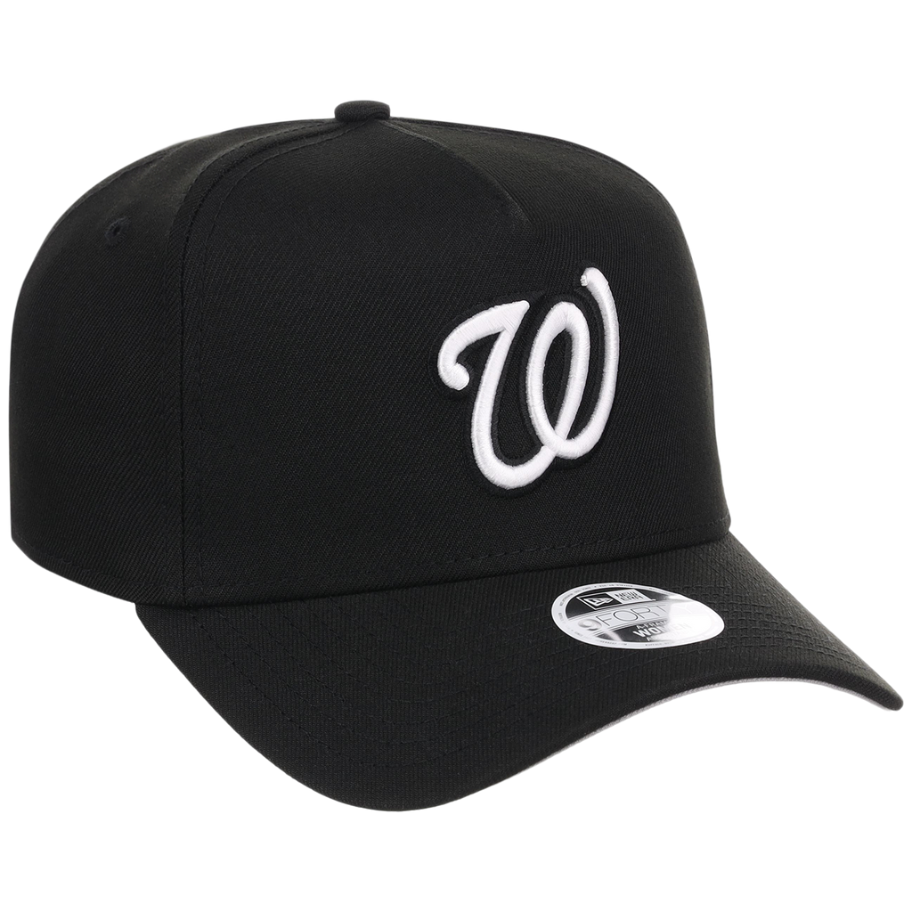 Washington Nationals Women's New Era 9FORTY Black A-Frame