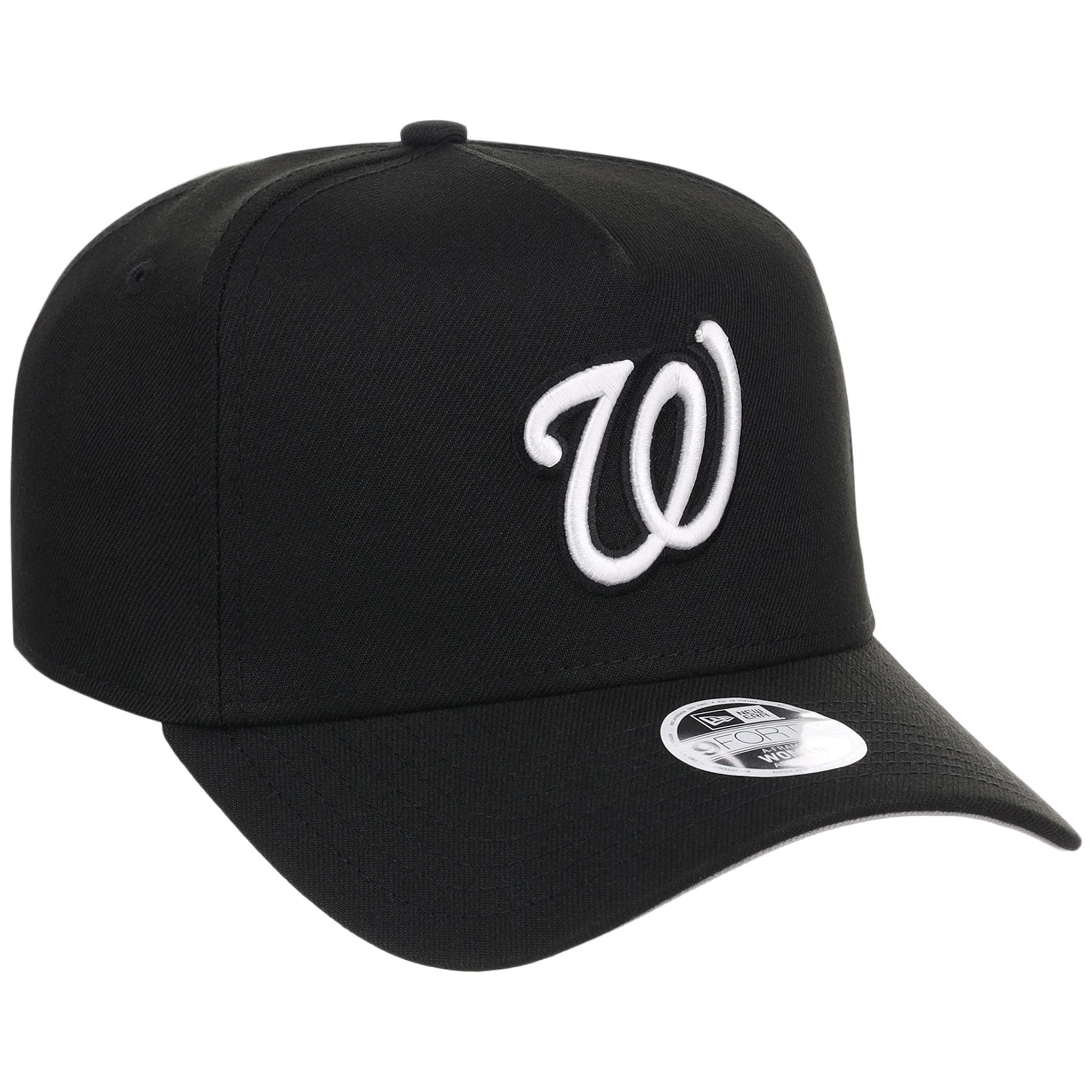 Washington Nationals Women's New Era 9FORTY Black A-Frame