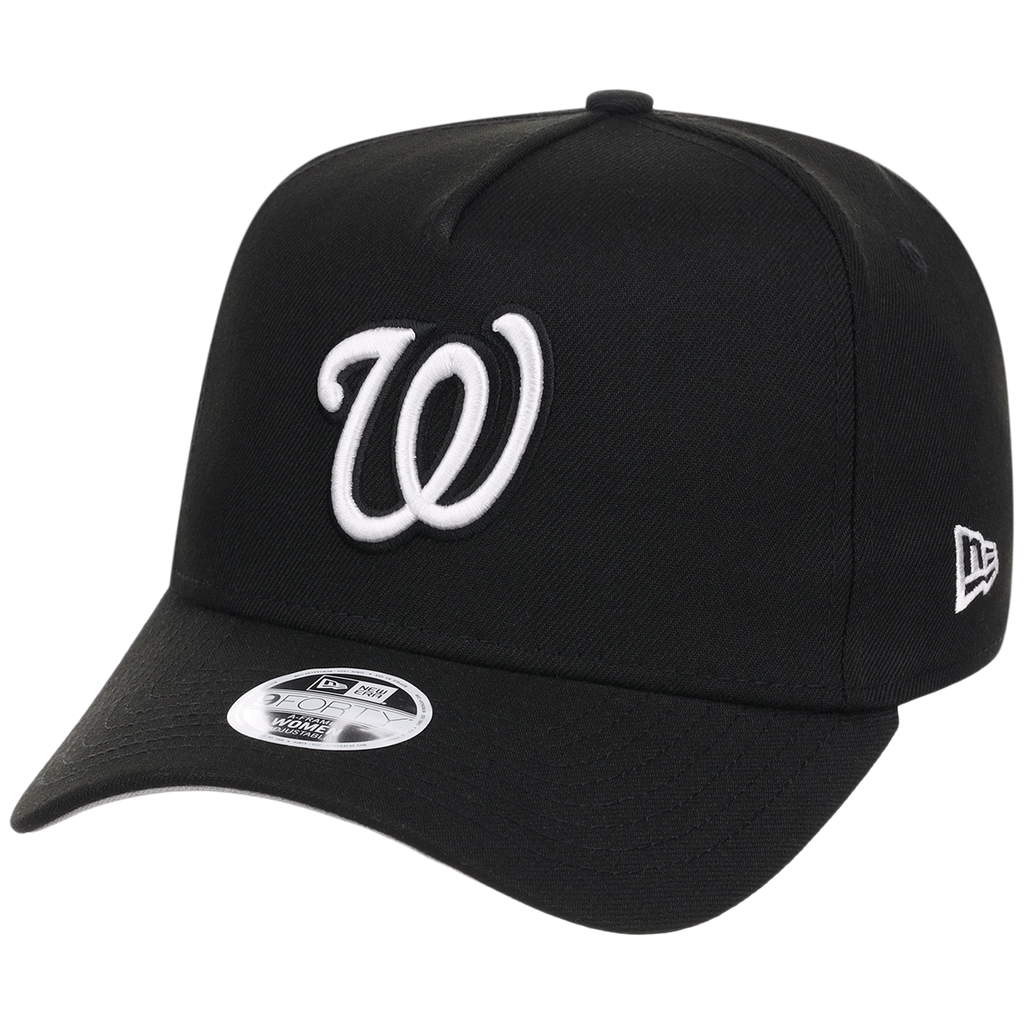 Washington Nationals Women's New Era 9FORTY Black A-Frame