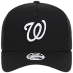 Washington Nationals Women's New Era 9FORTY Black A-Frame