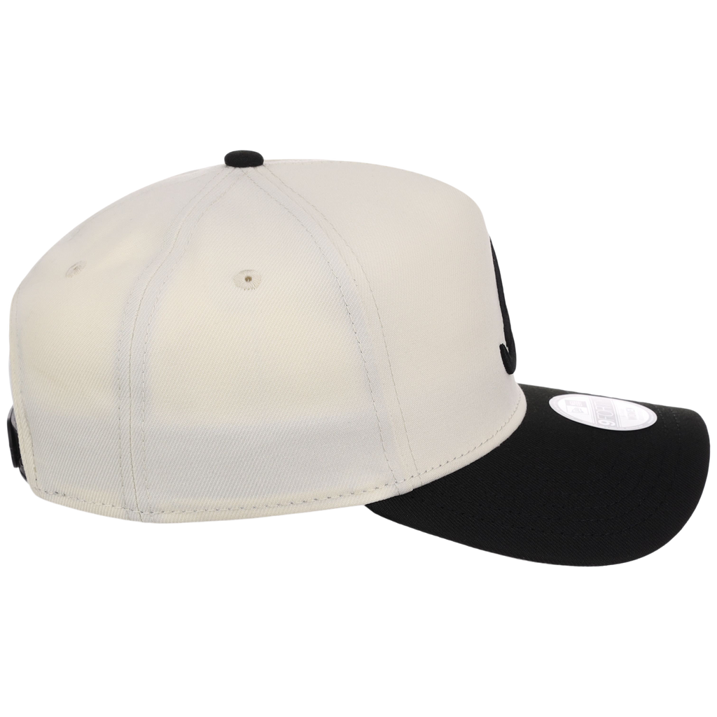 Atlanta Braves Women's New Era 9FORTY Chrome x Black A-Frame