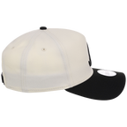 Atlanta Braves Women's New Era 9FORTY Chrome x Black A-Frame
