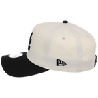 Atlanta Braves Women's New Era 9FORTY Chrome x Black A-Frame