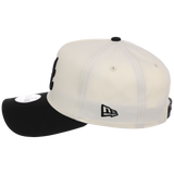Atlanta Braves Women's New Era 9FORTY Chrome x Black A-Frame