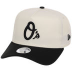 Baltimore Orioles Women's New Era 9FORTY Chrome x Black A-Frame