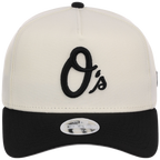 Baltimore Orioles Women's New Era 9FORTY Chrome x Black A-Frame