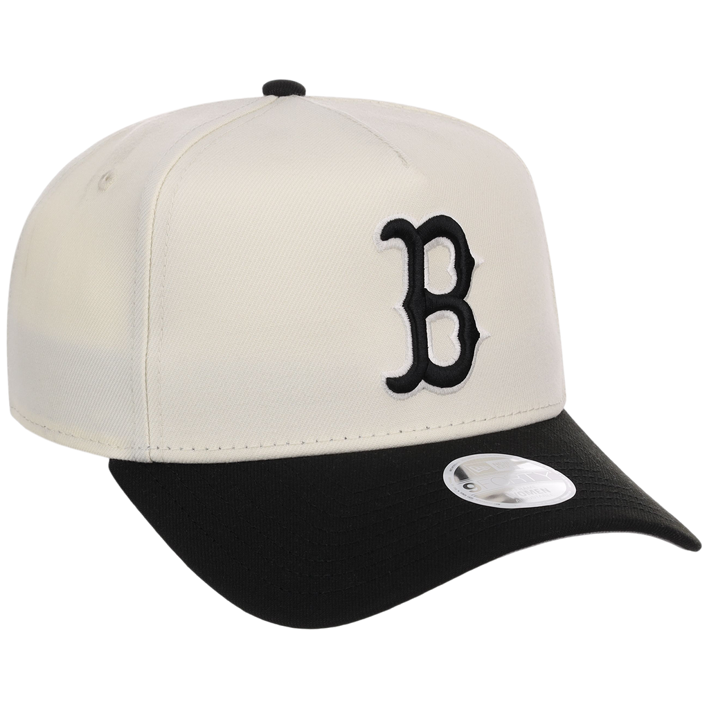 Boston Red Sox Women's New Era 9FORTY Chrome x Black A-Frame