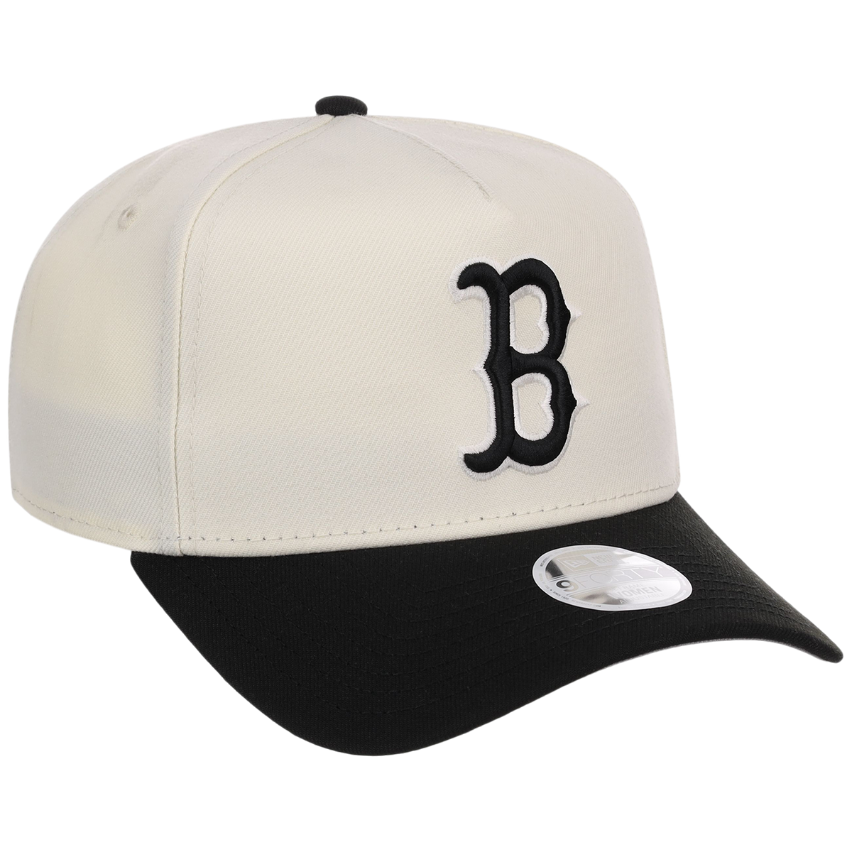 Boston Red Sox Women's New Era 9FORTY Chrome x Black A-Frame