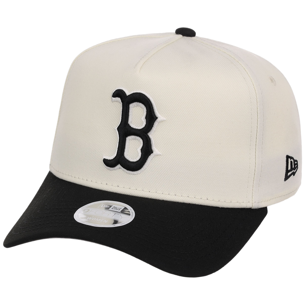 Boston Red Sox Women's New Era 9FORTY Chrome x Black A-Frame